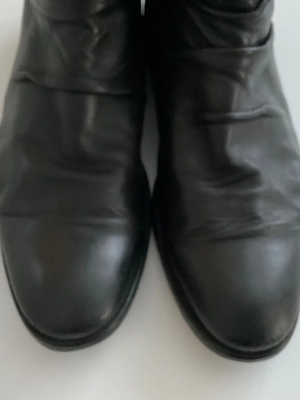 John Varvatos Mens Collection Morrison Sharpei Leather Boots Sz 12 Black Grunge